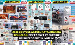 A101 26 Eylül Aktüel Kataloğunda Teknoloji, Beyaz Eşya ve Sürpriz Ürünlerde Büyük İndirim!