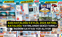 A101, 5 Eylül 2024 Aktüel Kataloğu Yayınlandı! Sekiz farklı indirim sayfası yer alıyor!