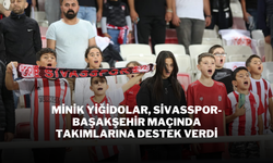 Minik Yiğidolar, Sivasspor-Başakşehir Maçında Takımlarına Destek Verdi