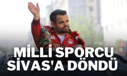 Milli Sporcu Sivas'a Döndü