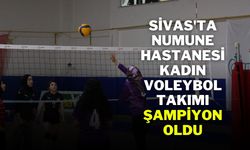 Sivas'ta Numune Hastanesi Kadın Voleybol Takımı Şampiyon Oldu.