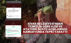 Sivas Belediyesi'nden Temizlik Görevlisi ve Atatürk Büstü Açıklaması: Kamuoyunda Tepki Yarattı