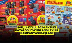 ŞOK, 14 Eylül 2024 Aktüel Kataloğu Yayınlandı! Eylül Kampanyası Başladı!