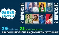 Anadolu Üniversitesi Sınavsız İkinci Üniversite Kayıtları Devam Ediyor