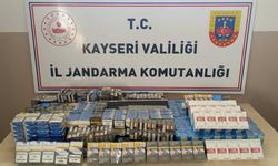 Kayseri'de Yol Kontrolünde 640 Paket Kaçak Sigara Ele Geçirildi