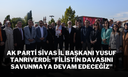 AK Parti Sivas İl Başkanı Yusuf Tanrıverdi: "Filistin Davasını Savunmaya Devam Edeceğiz"