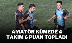 Amatör Kümede 4 Takım 6 Puan Topladı