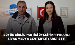 Büyük Birlik Partisi Üyesi Fikri Pınarlı, Sivas Medya Center’ı Ziyaret Etti