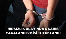 Sivas'ta Hırsızlık Olayında 5 Şahıs Yakalandı, 2 Kişi Tutuklandı