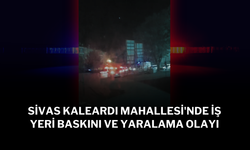 Sivas Kaleardı Mahallesi'nde İş Yeri Baskını ve Yaralama Olayı