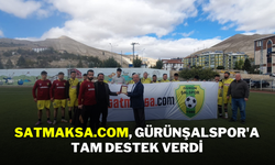 Satmaksa.com, Gürünşalspor'a Tam Destek Verdi