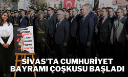 Sivas'ta Cumhuriyet Bayramı Çoşkusu Başladı