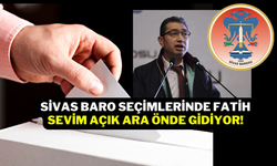 Sivas Baro Seçimlerinde Fatih Sevim Açık Ara Önde Gidiyor!