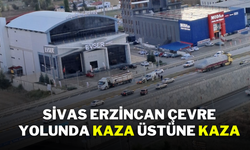 Sivas Erzincan Çevre Yolunda Kaza Üstüne Kaza