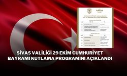 Sivas Valiliği 29 Ekim Cumhuriyet Bayramı Kutlama Programını Açıklandı