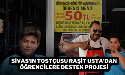 Sivas’ın Tostçusu Raşit Usta’dan Öğrencilere Destek Projesi