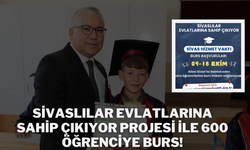 Sivaslılar Evlatlarına Sahip Çıkıyor Projesi ile 600 Öğrenciye Burs!