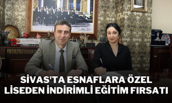 Sivas'ta Esnaflara Özel Liseden İndirimli Eğitim Fırsatı