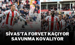 Sivas’ta Forvet Kaçıyor Savunma Kovalıyor