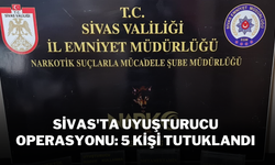 Sivas'ta Uyuşturucu Operasyonu: 5 Kişi Tutuklandı