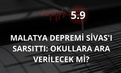 Malatya Depremi Sivas'ı Sarsıttı: Okullara Ara Verilecek Mi?