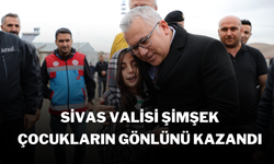 Sivas Valisi Şimşek, Çocukların Gönlünü Kazandı