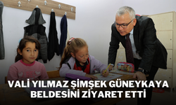 Vali Yılmaz Şimşek, Güneykaya Beldesini Ziyaret Etti