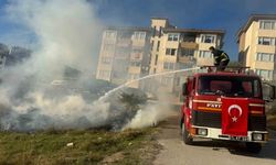 Bilecik’te Boş Arazide Yangın Çıktı