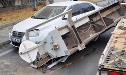 Tekirdağ’da Bıçkı Makinesi Düşen Kamyonet Kazaya Sebep Oldu