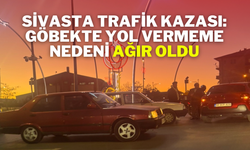 Sivasta Trafik Kazası: Göbekte Yol Vermeme Nedeni Ağır Oldu