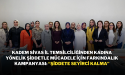 KADEM Sivas İl Temsilciliğinden Kadına Yönelik Şiddetle Mücadele İçin Farkındalık Kampanyası: “ŞİDDETE SEYİRCİ KALMA”