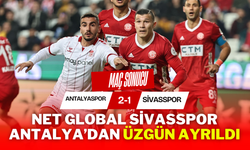 Net Global Sivasspor Antalya'dan Üzgün Ayrıldı