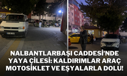 Nalbantlarbaşı Caddesi’nde Yaya Çilesi: Kaldırımlar Araç, Motosiklet ve Eşyalarla Dolu!