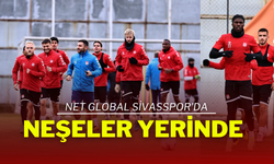 Net Global Sivasspor'da Neşeler Yerinde