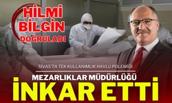 Sivas’ta Tek Kullanımlık Havlu Polemiği: Mezarlık Müdürlüğü İnkar Etti,Hilmi Bilgin Doğruladı