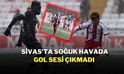 Sivas'ta Soğuk Havada Gol Sesi Çıkmadı