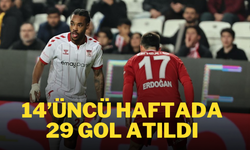 14’üncü Haftada 29 Gol Atıldı