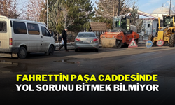 Fahrettin Paşa Caddesinde Yol Sorunu Bitmek Bilmiyor