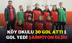 Köy Okulu 30 Gol Attı 1 Gol Yedi Şampiyon Oldu