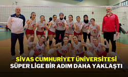 Sivas Cumhuriyet Üniversitesi Süper Lige Bir Adım Daha Yaklaştı