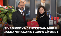 Sivas Medya Center'dan MHP İl Başkanı Hakan Uygun’a Ziyaret