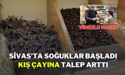 Sivas’ta Soğuklar Başladı, Kış Çayına Talep Arttı