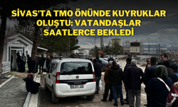 Sivas’ta TMO Önünde Kuyruklar Oluştu: Vatandaşlar Saatlerce Bekledi