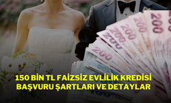 150 Bin TL Faizsiz Evlilik Kredisi Başvuru Şartları ve Detaylar