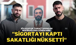 Sivasspor Taraftarından Bekiroğluna Gönderme: ''Sigortayı Kaptı, Sakatlığı Nüksetti''