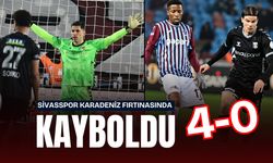 Sivasspor Karadeniz Fırtınasında Kayboldu