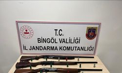 Bingöl'de Jandarma, Takozsuz Kullanılan 4 Av Tüfeği Ele Geçirdi