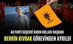 AK Parti Suşehri Kadın Kolları Başkanı Berrin Kıvrak Görevinden Ayrıldı