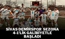 Sivas Demirspor Sezona 4-1’lik Galibiyetle Başladı