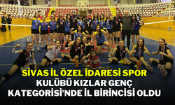 Sivas İl Özel İdaresi Spor Kulübü Kızlar Genç Kategorisi’nde İl Birincisi Oldu